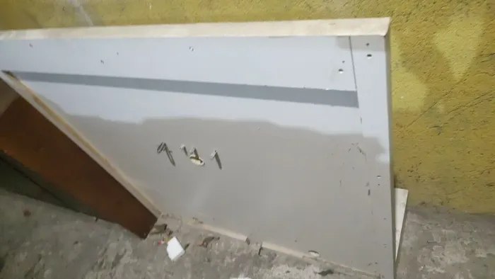 Painel branco pequeno