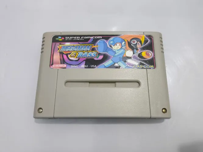 Mega Man e Bass em inglês Nintendo super famicom com a melhor tradução. Repro 