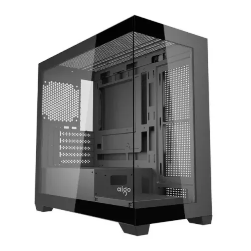 Gabinete Aigo Darkflash C218M, Mid-Tower, Lateral de Vidro, Preto, Novo,  Lacrado