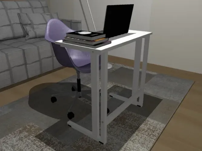 Mesa Notebook Delluxe. Em Madeira Maciça L65CM X P35cm x A70CM.