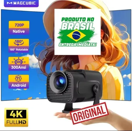 Projetor 4 Lançamentos ( 79.9 8854_3738 )+ ORIGINAL + LACRADO HY320 MINI HY300 HY350