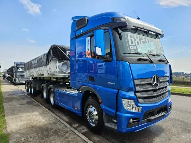 Mb New Actros 2548 Automático Retarder 0km ano 25 + Basculante Facchini 25m³ 0km