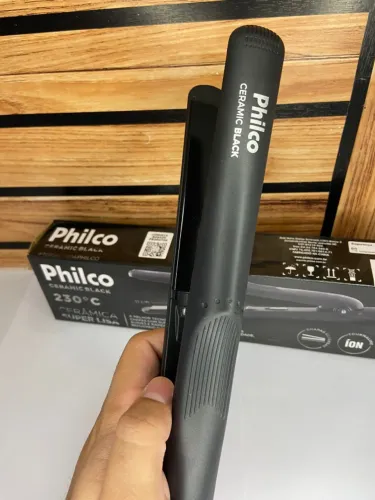 Prancha Chapinha Cerâmica Black 230° - Philco