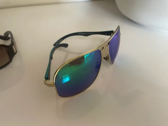 Óculos mormaii verde unisex estilo rabian