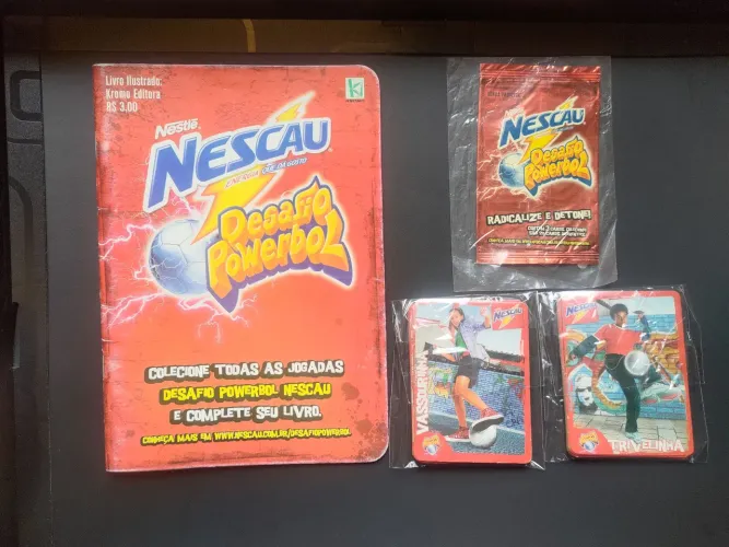 Coleção Nescau Powerbol Ñ elma chips