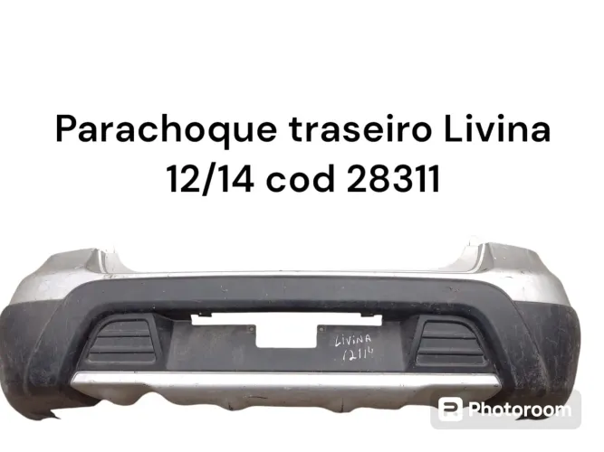 Parachoque traseiro Livina 12/14 cod 28311