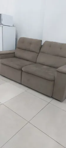 (((12X99,00))) SOFÁ RETRÁTIL E RECLINÁVEL 3 LUGARES D33 ÓTIMO ESTADO CONFORTÁVEL 