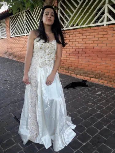 Vestido de noiva retro 40