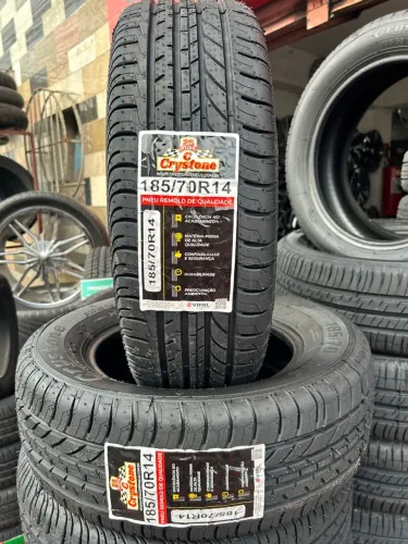 Pneu 185/70 R14 Crystone - Remold de Qualidade