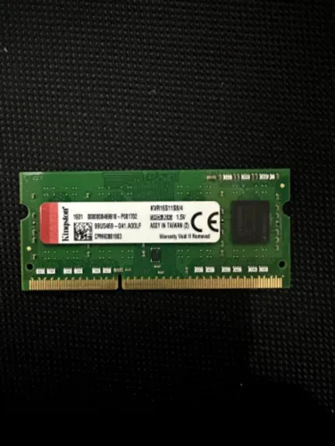Memória RAM 4GB DDR3 1600MHz Kingston para Notebook