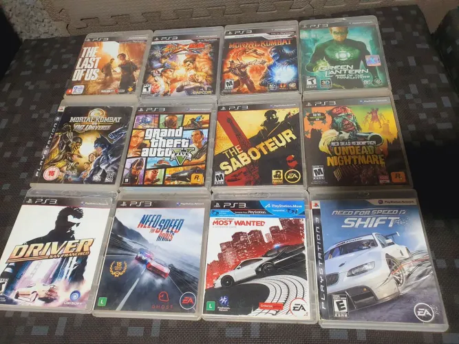 Jogos ps3 mídia física Passo cartão pego jogos como parte do pagamento 