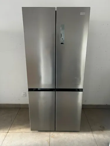 Geladeira Midea inox 482L