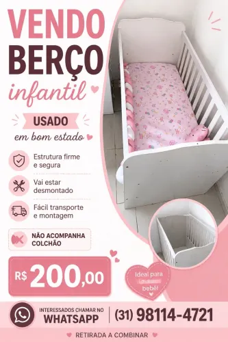 Vendo berço