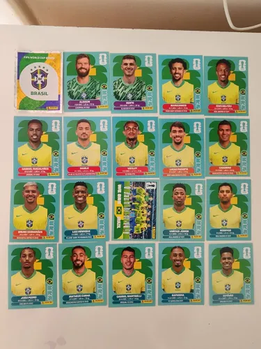 Figurinhas da copa Brasil
