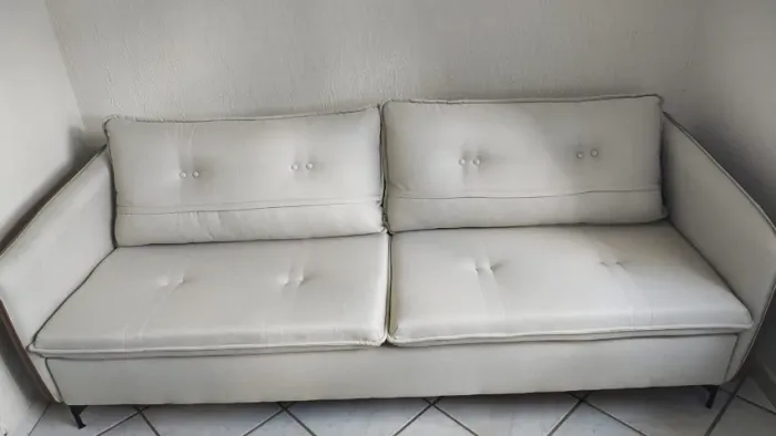 Vendo Sofá de Linho 3 lugares