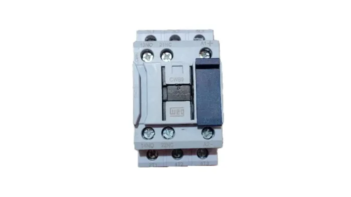 Contator Tripolar Weg Cwb9 24vcc 9a Para Painel E Comando Eletrico
