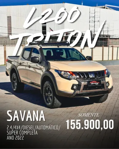 Mitsubishi L200 Triton Savana GLS 2.4 4X4 Die. AUT 2022