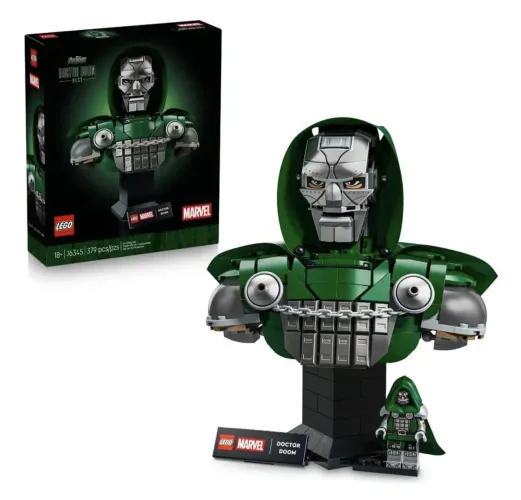 Lego Marvel - Dr Doom Bust (sem a minifigura)