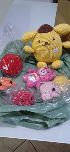 Chaveiro de croche