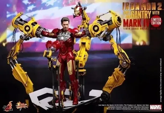 HOT TOYS iron man suit up gantry( plastico)