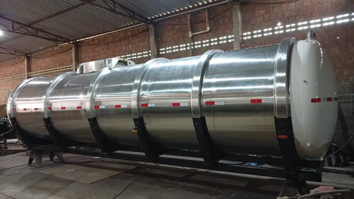Tanque pipa inox de 20 mil litros água potável pronto pra trabalhar