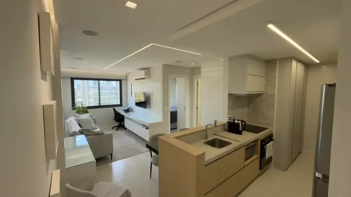 Apartamento Mobiliado com 43 metros 1 quarto 1 vaga no bairro Petrópolis - Porto Alegre - 