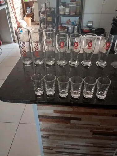 Copos diversos 24 peças