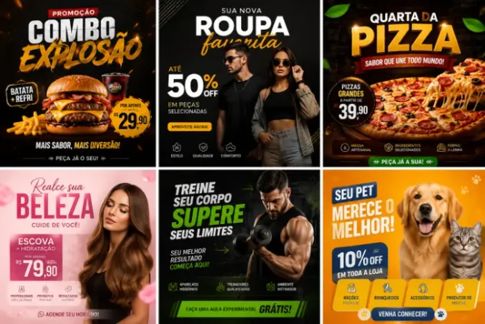 Artes, Flyer ou Banners para seu Instagram