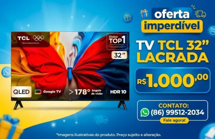 Smart Tv Tcl 32 Polegadas Qled Full Hd S5k Wifi Bluetooth