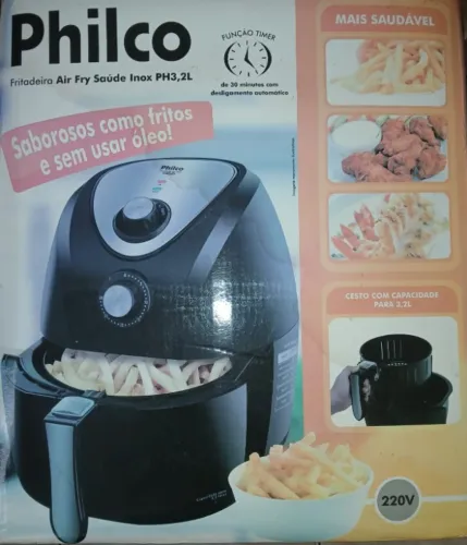 Air Fryer Saude Inox - PHILCO  PH3,2L  220V (nunca usada - na caixa)