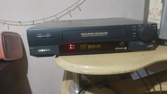 VHS Samsung 8 fitas raras sem controle remoto