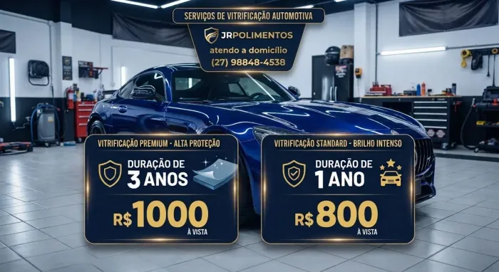 POLIMENTO E VITRIFICAÇÃO DE PINTURA