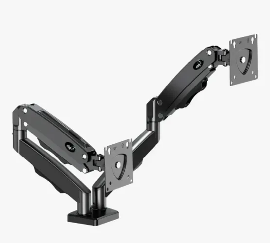 Suporte Ergonômico Articulado de Mesa, 2 Monitores 17" a 35", Pistão a Gás, F160N, ELG