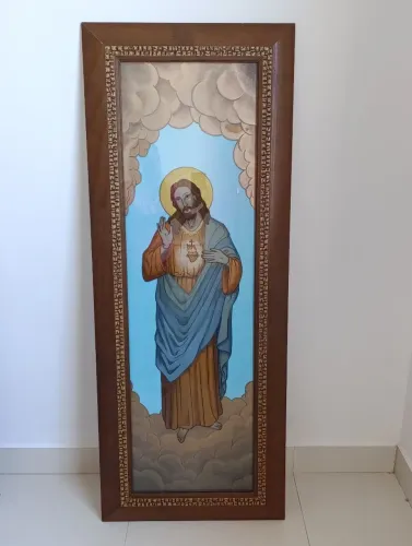 Quadro Sagrado Coração de Jesus antiguidade