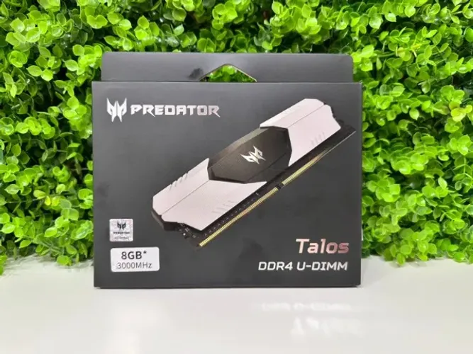 Memória RAM, DDR4, 8GB, 3000MHz, Desktop, Dissipador Branco e Preto - ACER PREDATOR TALOS