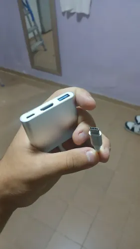 HUB/Adaptador multiportas USB-C 3 em 1
