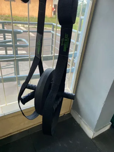 Fita suspensão + roda abdominal