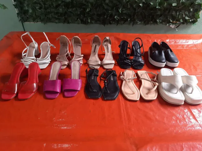 Calçados feminino  n?34 diversas marcas. 