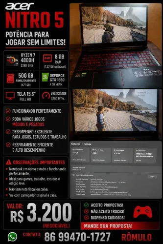 Notebook nitro 5