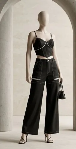 Conjunto Cropped e calça - M e G disponível