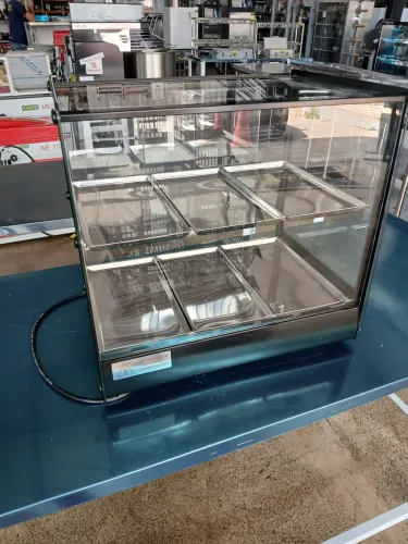 Estufa Elétrica quente Para Salgados 6 Bnadejas Nova