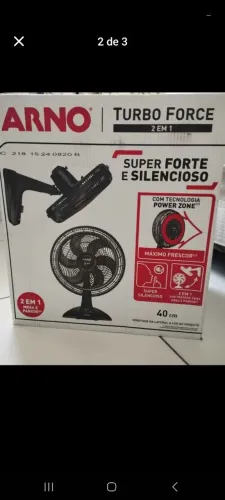 Ventilador de Mesa Arno 40cm 127v - Caixa Lacrada