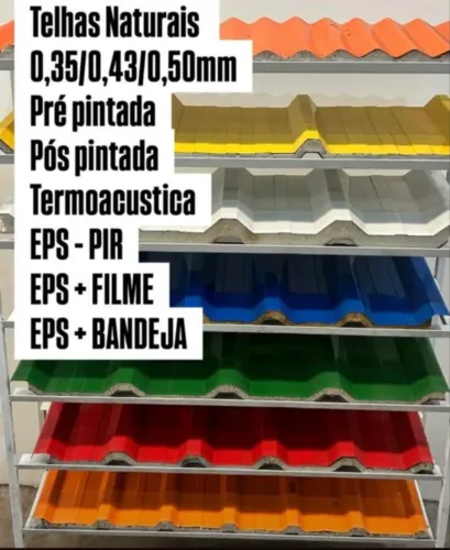 TELHAS GALVALUME AZ150 RS 27,90 o metro