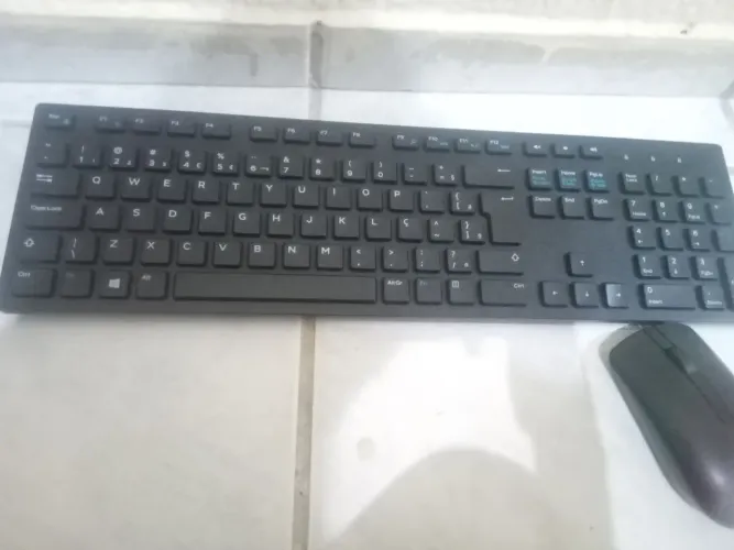Teclado com mouse