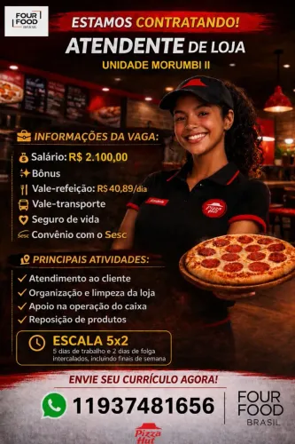 Vaga de Emprego para Morumbi