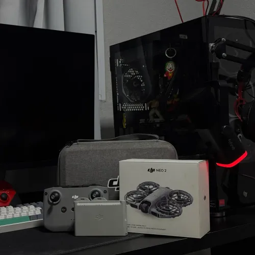 DJI neo 2 com controle + 5 baterias + case
