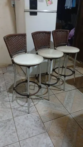Vendo cadeiras de alumínio 