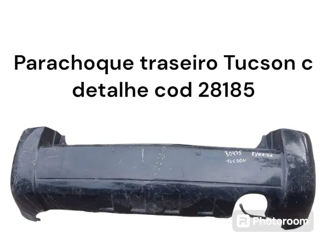 Parachoque traseiro Tucson c detalhe 