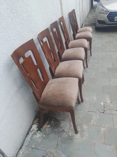 6 cadeiras e uma m sa