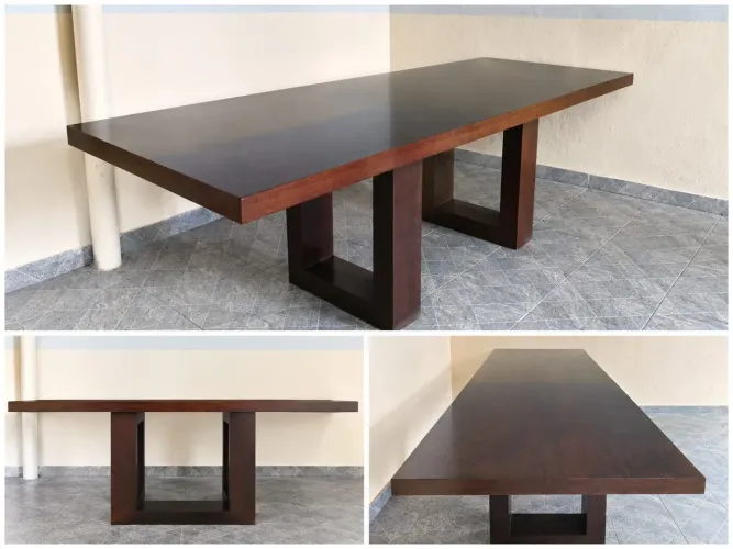 Mesa 100% madeira ideal para festa 1,30 x 2,80